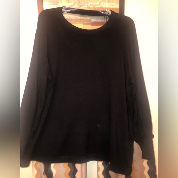 Anne Klein  Back Cut-Out Bishop Sleeves Pullover Top XXL - Picture 4 of 6